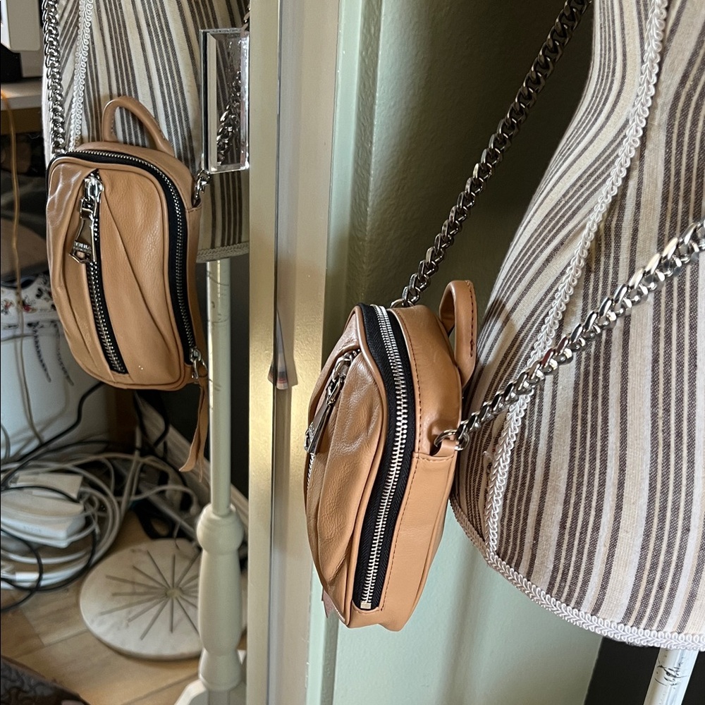 Aimee Kestenberg, Tan, Leather Crossbody Bag, CLEAN, EUC - Picture 7 of 8